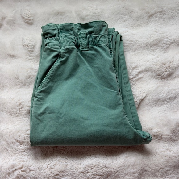 MOTHER The YOYO Ruffle Greaser Ankle Killing Time Deep Sea High-Rise Jeans-29 - Picture 10 of 16